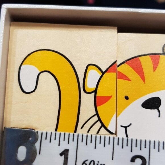 Goki wood tile puzzles 5 in the set - Picture 4 of 5